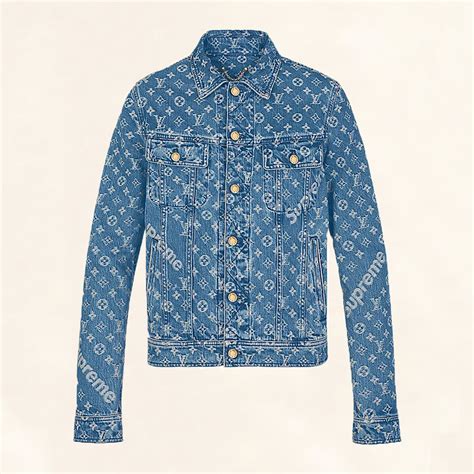 louis vuitton monogram jeans jacket 18ss|Denim .